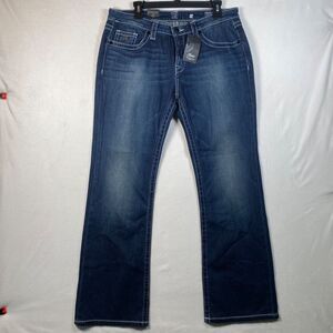 District 9 Turner Curvy Bootcut Jeans Dark Wash Women’s Size 33 NWT